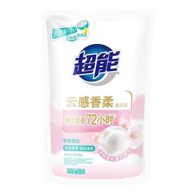 超能洗衣液云感香柔500g