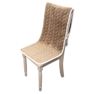 日式餐桌椅子套罩 凳子连体坐垫餐椅一体垫 办公椅套高背矮背家用