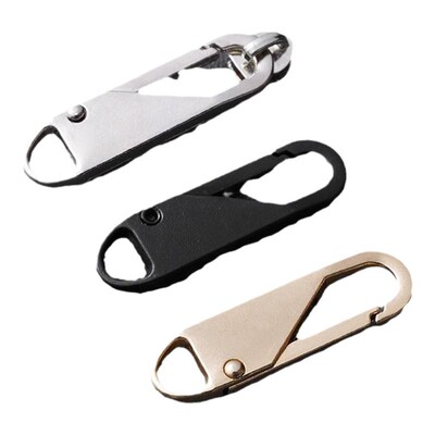 可拆卸拉片羽绒服外套包包通用拉锁头卡扣修复吊坠拉链头配件