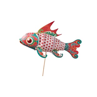 手工鲤鱼灯笼非遗传统节日演出道具拍照背景装饰旺家鱼灯儿童diy