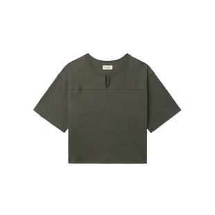 BEAMS BOY女装宽松短袖上衣2025冬季新款随性休闲纯色半袖040322X