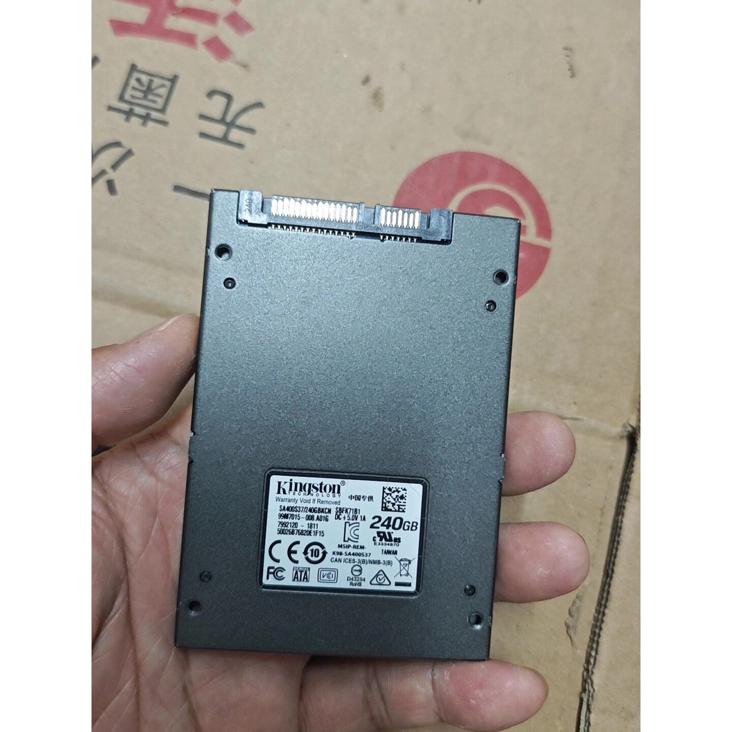 【议价-可维修】金士顿240GB SSD固态硬盘 SA400S37/240G /二手均图片