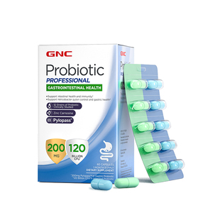 GNC健安喜成人双联益生菌女性胶囊调理胃肠拉肚子