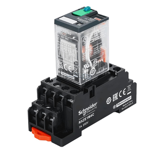 施耐德小型中间继电器24V/220V交直流RXM2LB2BD/8脚/14脚4AB2P7
