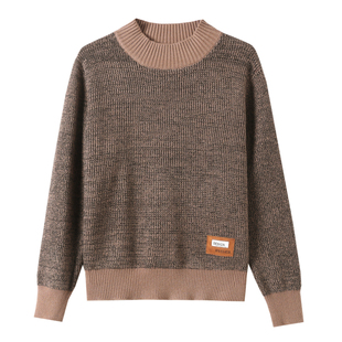 秋冬短款毛衣女2025新款半高领时尚宽松羊毛衫打底衫洋气针织上衣