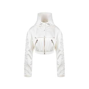 THE LAST REDEMPTION 秋冬款女士缎面渔夫夹克 301460