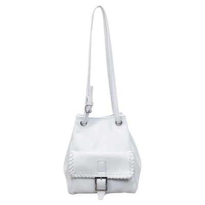 高级质感轻奢小众磁扣腋下水桶包