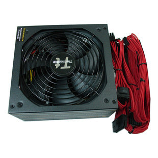 全模组电源红色定制线Tt Smart SE530W 14cm静音温控风扇额定功率