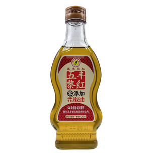 五丰黎红花椒油400ml四川麻椒油麻油汉源特麻花椒调味油
