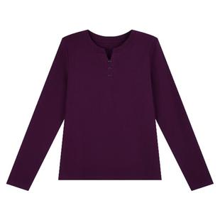 长袖t恤女打底衫春秋款2025新款秋季女装内搭可外穿上衣高端体恤