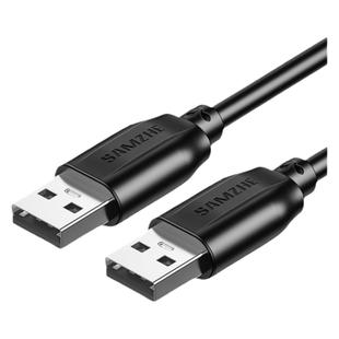 山泽双头usb2.0数据线公对公双公头连接延长线转传输移动硬盘盒笔记本电脑散热器板刷机转接车载二两头接口