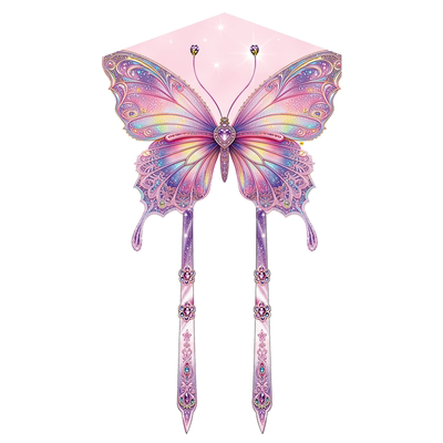 彩钻蝴蝶风筝微风易飞2026新款