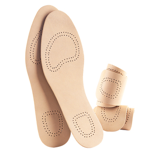 乐福鞋鞋垫女款吸汗防臭真皮女士小皮鞋专用软底舒适超薄单鞋羊皮