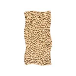 网红新款PU小鹅卵石外墙砖别墅庭院商业空间奶茶店背景墙仿真石材