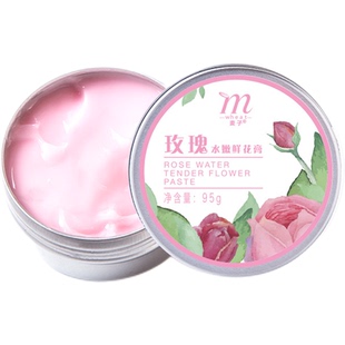 云南麦子玫瑰水嫩鲜花膏天然面霜乳液补水保湿嫩白抗皱滋润去细纹