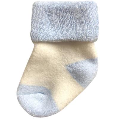 新生婴儿袜子秋冬纯棉加厚可爱