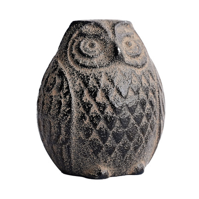 猫头鹰日本进口南部铁器摆件