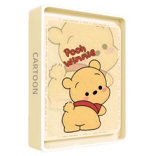 适用苹果ipadair7平板保护套可爱卡通维尼熊IPAD全包硅胶防摔13英寸双面散热后壳11寸AIR带笔槽息屏保护壳女