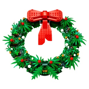 乐高官方旗舰店40820圣诞老人圣诞树姜饼屋装饰积木玩具摆件礼物