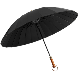 Cmon24骨长柄伞自动暴雨雨伞男士大号加固结实抗风商务定制直杆伞