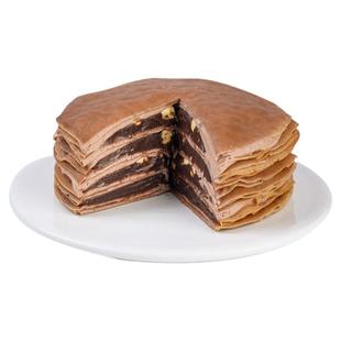 盛京天禄四拼榛子巧克力千层蛋糕大颗粒榛仁爆浆榴莲芋泥蛋糕