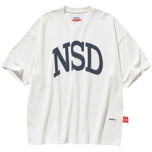 【官方正品】汤本弘通监制 nautica whitesail中性LOGO短袖T恤