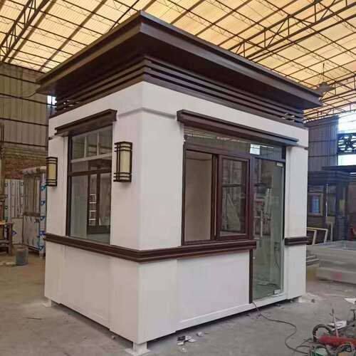 真石漆岗亭户外成品岗亭真石漆治安岗亭欧式岗亭仿石材料保安亭