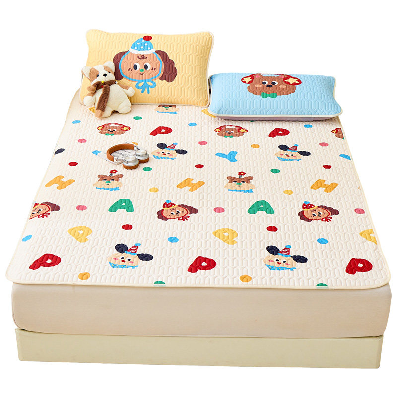 多喜爱可水洗乳胶冰丝凉席宿舍夏季新品空调席子夏天凉感二三件套