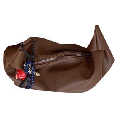 NIN小众设计款腋下斜挎托特复古hobo饺子包男女街头复古流浪包潮