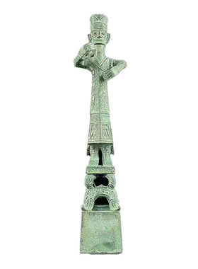 青铜器面具飞人纵目神树工艺品