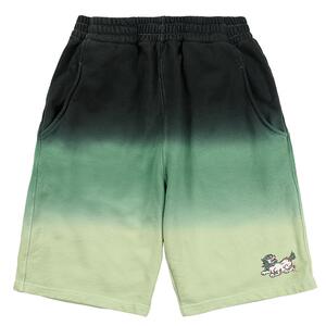 多闻天王系列绿刺绣休闲短裤悟空