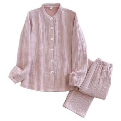 睡衣大码女胖mm春秋款纯棉