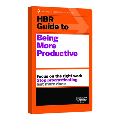 英文原版 HBR Guide to Being More Productive HBR提高生产力指南 哈佛商业评论指南系列 英文版 进口英语原版书籍
