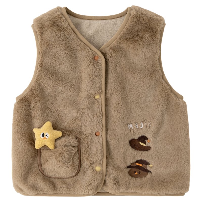 嘟嘟家儿童马甲男童冬季背心女童上衣宝宝童装衣服坎肩马夹2026年