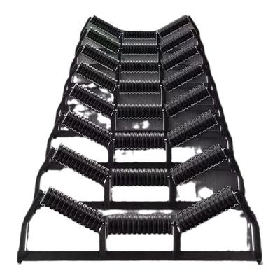 橡胶摩擦调心缓冲槽型托辊包邮