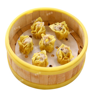 香港公仔点心港式早茶玉米香菇烧卖广式早餐烧麦家庭装15个装