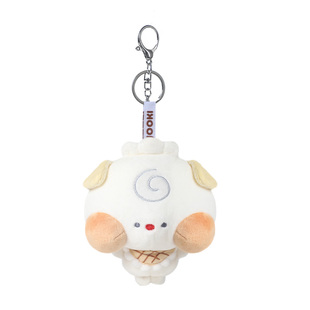 捉趣早餐系列小笼包毛绒玩具可爱玩偶挂件书包背包钥匙扣公仔挂偶