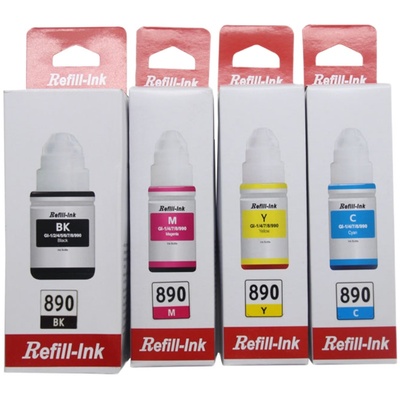 翼耐适用佳能GI890四色照片墨水