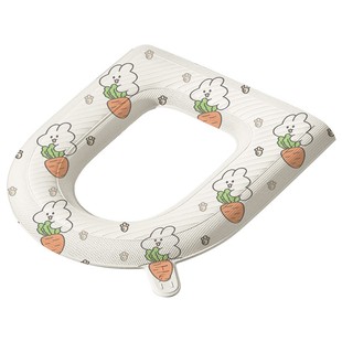 EVA防水马桶坐垫子四季通用家用厕所坐便圈套粘贴式免洗抗菌全包