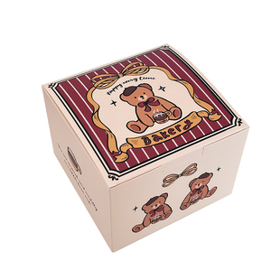 2026新款马年饼干包装盒春节送礼翻盖雪花酥太妃糖包装收纳纸盒子