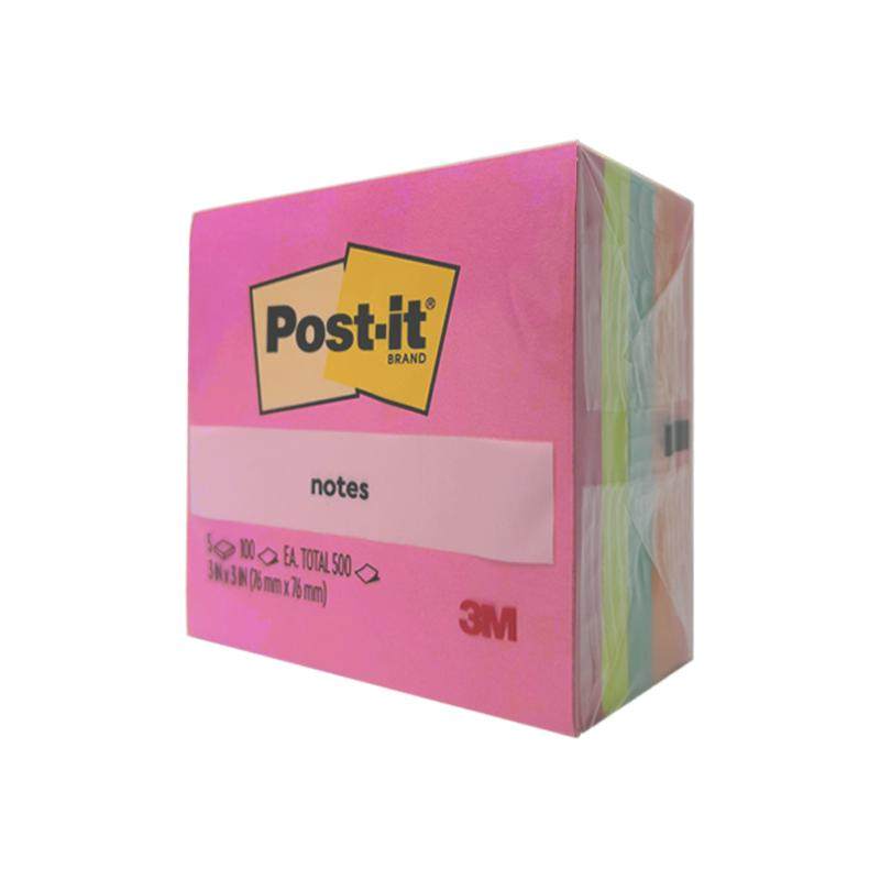 3M便利贴彩色小条狠贴便签贴扩张便利贴初中生专用外卖留言本ins风便签纸N次贴记事本备忘录可撕粘性强便利贴