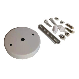 DIY灯具灯饰配件一字长条长方形圆形吸顶盘底座吊灯底盘吸盘灯座