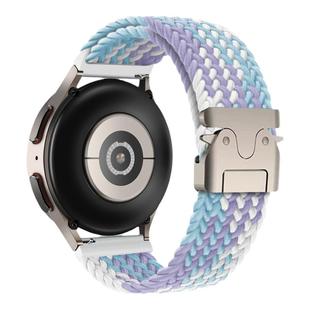 幺诺适用华为GT6/5pro表带降落伞不锈钢22mm弹扣GT3替换带watch5/4手表弹力尼龙编织ES运动gt2荣耀magic2腕带