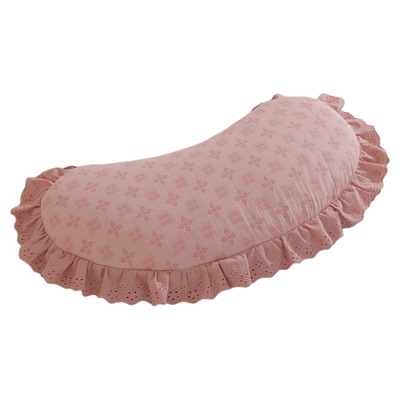 护颈椎单人晚上全棉双层纱月牙形