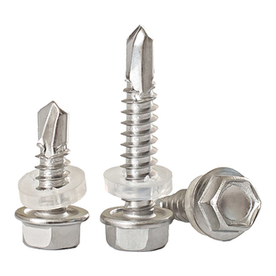 410不锈钢外六角钻尾螺丝 自攻自钻螺钉 彩瓦钢螺丝 燕尾螺钉M6.3