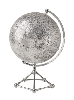 太空透明地球仪摆件轻奢家居客厅电视柜酒柜桌面装饰品礼物