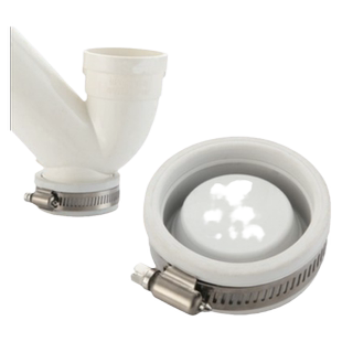 PVC存水弯清扫口堵盖堵帽硅胶密封圈50/110厨房卫生间排水管堵头