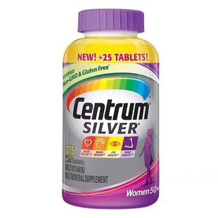 美国 Centrum银善存女性复合维生素50+岁以上善存片275粒现货