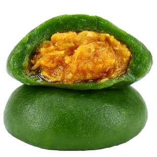 蛋黄肉松青团 手工麦青团 清明果子无锡特产糯米糕点5只 顺丰冰鲜