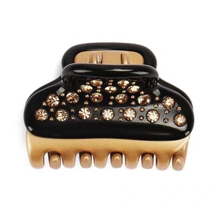 明星同款旺多姆迷你小抓夹小号精致醋酸水钻小发夹边夹子头饰